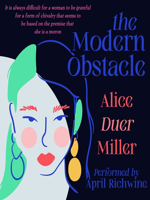Title details for The Modern Obstacle by Alice Duer Miller - Available